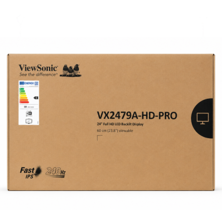 شاشة ألعاب مقاس 24 انش ViewSonic VX2479A-HD-PRO – Fast IPS – 240Hz